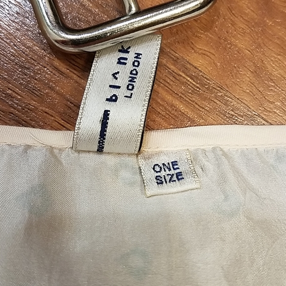 Blink silk kimono tunic cream mint .medium large - Picture 8 of 8